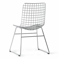 HK Living Wire Dining Chair Esszimmerstuhl - 2er-Set - 2 Stühle à B 47 X T 54 X H 86 Cm - Chrome -qeeboo shop unnamed file 101