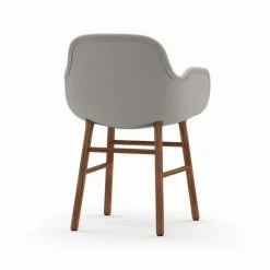 Normann Copenhagen Normann Form Walnut Lehnstuhl Textil-gepolstert Fame - H 80 X B 56 X T 52 Cm - White 2 Normann Copenhagen Normann Form Walnut Lehnstuhl Textil-gepolstert Fame - H 80 X B 56 X T 52 Cm - White -qeeboo shop unnamed file 1067