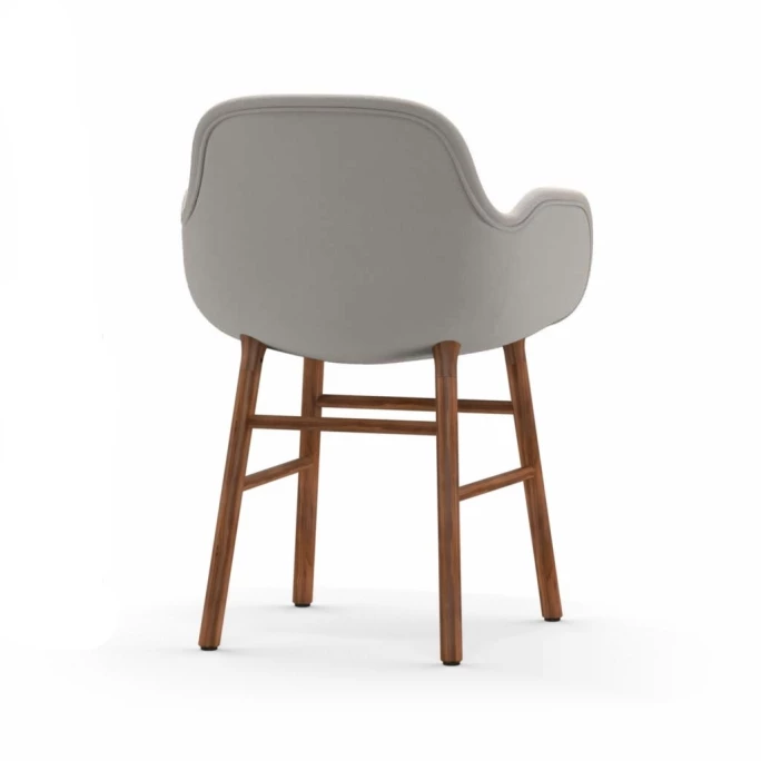 Normann Form Walnut Lehnstuhl Textil-gepolstert fame - H 80 x B 56 x T 52 cm - white Normann Copenhagen Normann Form Walnut Lehnstuhl Textil-gepolstert Fame - H 80 X B 56 X T 52 Cm - White -qeeboo shop unnamed file 1067