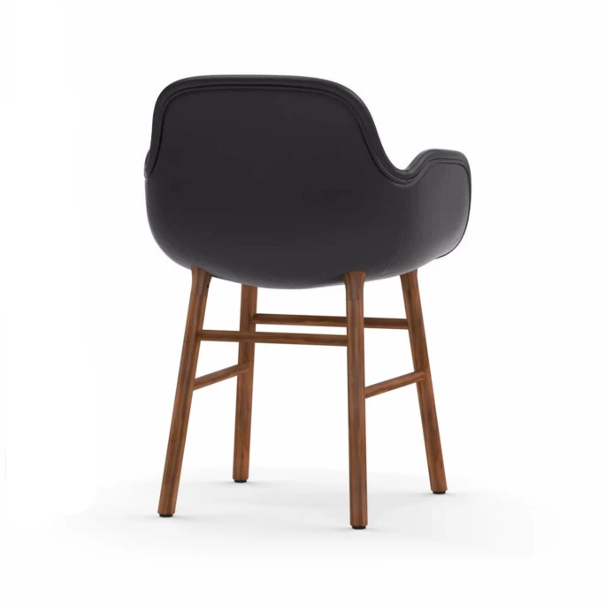 Normann Form Walnut Lehnstuhl Leder-gepolstert tango - H 80 x B 56 x T 52 cm - dark grey 41580 Normann Copenhagen Normann Form Walnut Lehnstuhl Leder-gepolstert Tango - H 80 X B 56 X T 52 Cm - Dark Grey 41580 -qeeboo shop unnamed file 1117