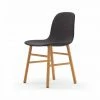 Normann Copenhagen Normann Form Oak Stuhl Textil-gepolstert Breeze Fusion - H 80 X B 48 X T 52 Cm - Dark Grey 4001