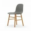 Normann Copenhagen Normann Form Oak Stuhl Textil-gepolstert Remix - H 80 X B 48 X T 52 Cm - Grey 123
