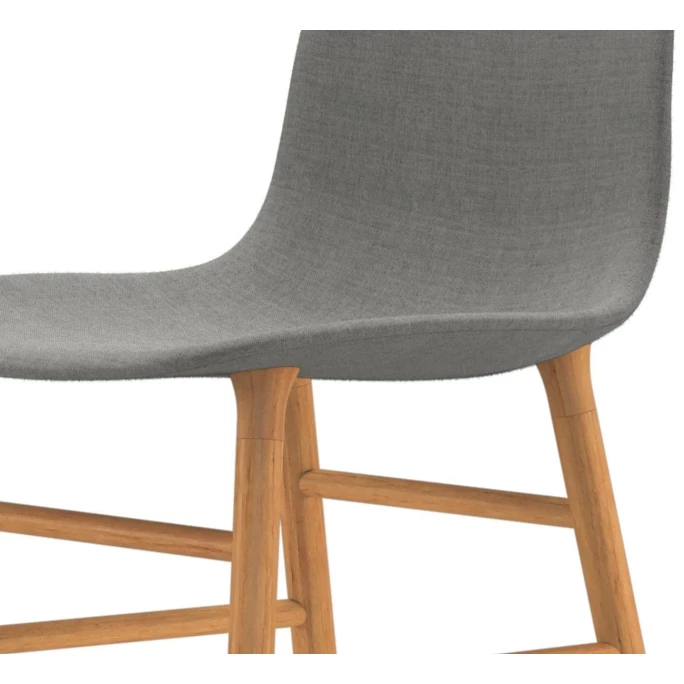 Normann Form Oak Stuhl Textil-gepolstert remix - H 80 x B 48 x T 52 cm - grey 123 Normann Copenhagen Normann Form Oak Stuhl Textil-gepolstert Remix - H 80 X B 48 X T 52 Cm - Grey 123 -qeeboo shop unnamed file 1260