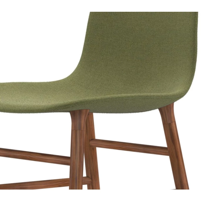 Normann Form Walnut Stuhl Textil-gepolstert breeze fusion - H 80 x B 48 x T 52 cm - green - 4803 Normann Copenhagen Normann Form Walnut Stuhl Textil-gepolstert Breeze Fusion - H 80 X B 48 X T 52 Cm - Green - 4803 -qeeboo shop unnamed file 1297