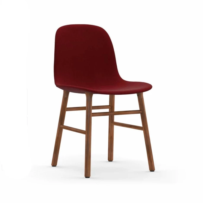 Normann Form Walnut Stuhl Textil-gepolstert breeze fusion - H 80 x B 48 x T 52 cm - red 4401 Normann Copenhagen Normann Form Walnut Stuhl Textil-gepolstert Breeze Fusion - H 80 X B 48 X T 52 Cm - Red 4401 -qeeboo shop unnamed file 1300