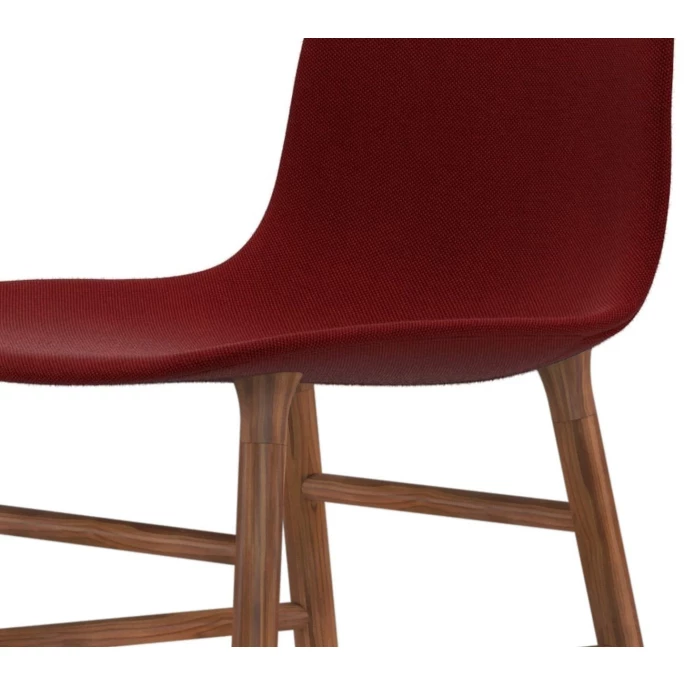 Normann Form Walnut Stuhl Textil-gepolstert breeze fusion - H 80 x B 48 x T 52 cm - red 4401 Normann Copenhagen Normann Form Walnut Stuhl Textil-gepolstert Breeze Fusion - H 80 X B 48 X T 52 Cm - Red 4401 -qeeboo shop unnamed file 1302