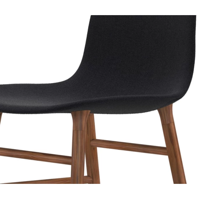 Normann Form Walnut Stuhl Textil-gepolstert breeze fusion - H 80 x B 48 x T 52 cm - black-4004 Normann Copenhagen Normann Form Walnut Stuhl Textil-gepolstert Breeze Fusion - H 80 X B 48 X T 52 Cm - Black-4004 -qeeboo shop unnamed file 1307