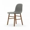Normann Copenhagen Normann Form Walnut Stuhl Textil-gepolstert Remix - H 80 X B 48 X T 52 Cm - Grey 123