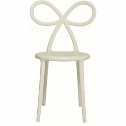 Qeeboo Ribbon Chair Stuhl - 45,5 X 49,5 X 83,5 Cm - White