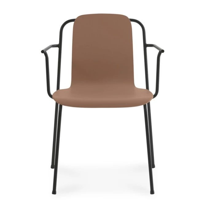 Normann Copenhagen Studio Armchair Stuhl - H 81 x L 60 x D 57,5 cm - Sitzhöhe 44 cm - Brown Normann Copenhagen Studio Armchair Stuhl - H 81 X L 60 X D 57,5 Cm - Sitzhöhe 44 Cm - Brown -qeeboo shop unnamed file 1716