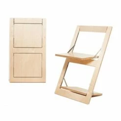 AMBIVALENZ Fläpps Classic Klappstuhl - H/B/T 75 X 47 X 45 Cm - Birke Natur