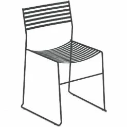 Emu AERO Stuhl 2er Set - 2 Stühle à 77 X 49 X 49 Cm - Antikeisen