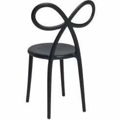 Qeeboo Ribbon Chair Stuhl - 45,5 X 49,5 X 83,5 Cm - Black -qeeboo shop unnamed file 19