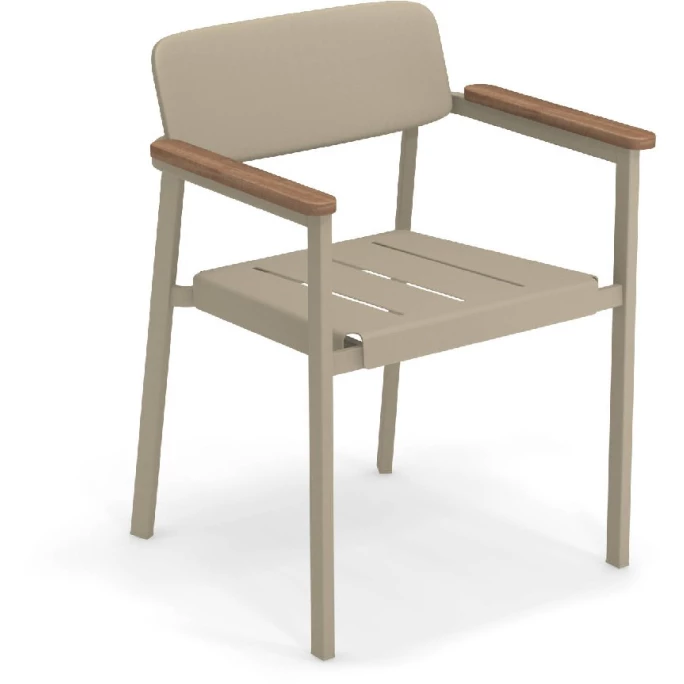 emu SHINE Armlehnstuhl 4er Set - 4 Stühle à 78 x 60 x 57 cm - taupe-teak Emu SHINE Armlehnstuhl 4er Set - 4 Stühle à 78 X 60 X 57 Cm - Taupe-teak -qeeboo shop unnamed file 199