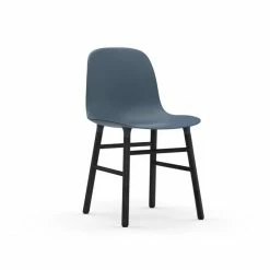 Normann Copenhagen Form Black Stuhl - H 80 X B 48 X T 52 Cm - Blue