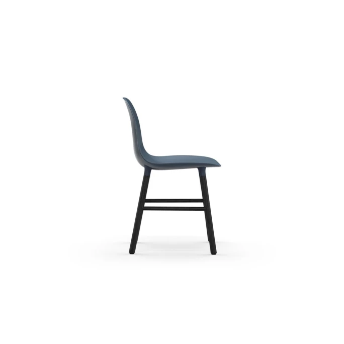 Normann Copenhagen Form Black Stuhl - H 80 X B 48 X T 52 Cm - Blue 2 Normann Copenhagen Form Black Stuhl - H 80 X B 48 X T 52 Cm - Blue – Bild 2