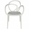 Qeeboo Loop Chair Ohne Kissen Stuhl 2er Set - 2 Stühle à 52 X 56 X 84 Cm - White