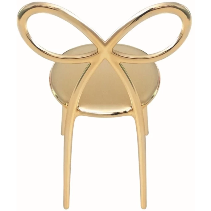 qeeboo Ribbon Chair Metall Finish Stuhl - 45,5 x 49,5 x 83,5 cm - gold Qeeboo Ribbon Chair Metall Finish Stuhl - 45,5 X 49,5 X 83,5 Cm - Gold -qeeboo shop unnamed file 2229