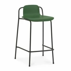 Normann Copenhagen Studio Barstuhl - H 80 X L 48 X D 47 Cm - Sitzhöhe 65 Cm - Green