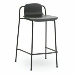 Normann Copenhagen Studio Barstuhl - H 80 X L 48 X D 47 Cm - Sitzhöhe 65 Cm - Black