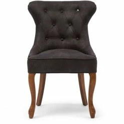 Riviera Maison Rivièra Maison George Esszimmerstuhl - 59x60x96 Cm - Espresso