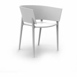 Vondom AFRICA Stuhl Mit Armlehnen - 4er Set - 4er Set - 58x53x75 Cm - Weiß