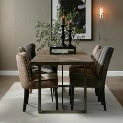 Riviera Maison Rivièra Maison The Jade Esszimmerstuhl - 48x64x95 Cm - Anthracite -qeeboo shop unnamed file 2592