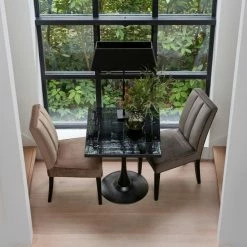 Riviera Maison Rivièra Maison The Jade Esszimmerstuhl - 48x64x95 Cm - Anthracite -qeeboo shop unnamed file 2594