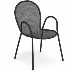 Emu RONDA Armlehnstuhl 4er Set - 4 Stühle à 82 X 60 X 65 Cm - Schwarz