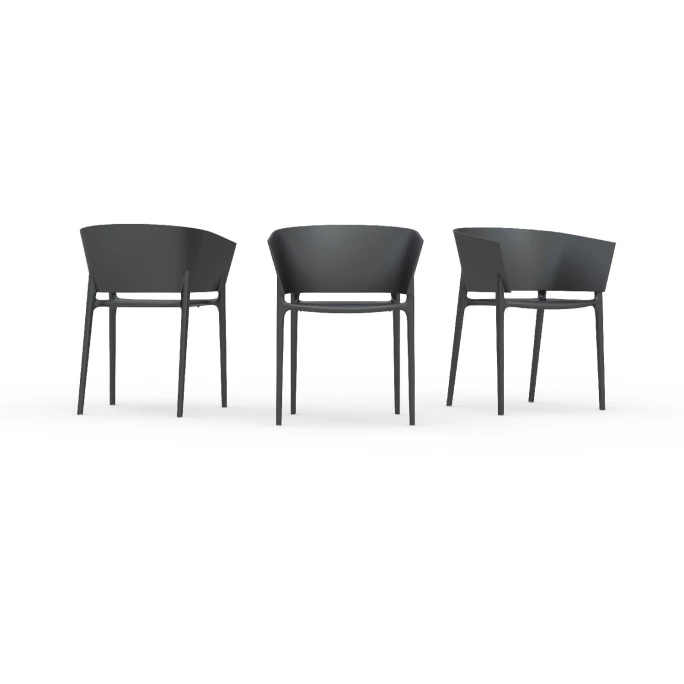 Vondom AFRICA Stuhl mit Armlehnen - 4er Set - 4er Set - 58x53x75 cm - weiß Vondom AFRICA Stuhl Mit Armlehnen - 4er Set - 4er Set - 58x53x75 Cm - Weiß -qeeboo shop unnamed file 263