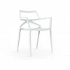 Vondom DELTA Stuhl Mit Armlehnen - 4er Set - 4er Set - 59x50x80 Cm - Weiß