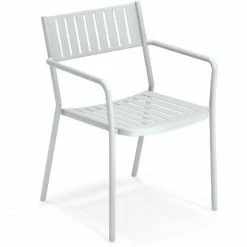 Emu BRIDGE Armlehnstuhl 4er Set - 4 Stühle à 83 X 56 X 58 Cm - Eisweiß