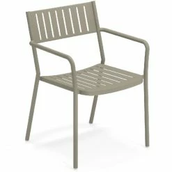 Emu BRIDGE Armlehnstuhl 4er Set - 4 Stühle à 83 X 56 X 58 Cm - Grau/grün