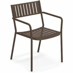 Emu BRIDGE Armlehnstuhl 4er Set - 4 Stühle à 83 X 56 X 58 Cm - Indischbraun