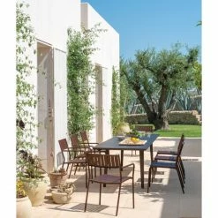 Emu BRIDGE Armlehnstuhl 4er Set - 4 Stühle à 83 X 56 X 58 Cm - Indischbraun -qeeboo shop unnamed file 2673