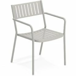 Emu BRIDGE Armlehnstuhl 4er Set - 4 Stühle à 83 X 56 X 58 Cm - Zement