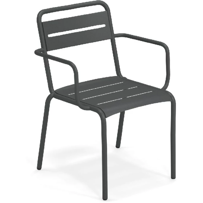 emu STAR Armlehnstuhl 2er Set - 2 Stühle à 81 x 58 x 61 cm - antikeisen Emu STAR Armlehnstuhl 2er Set - 2 Stühle à 81 X 58 X 61 Cm - Antikeisen -qeeboo shop unnamed file 2729