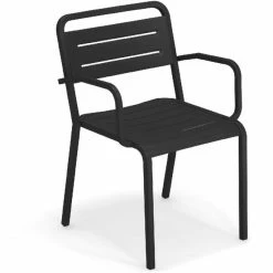 Emu URBAN Armlehnstuhl 4er Set - 4 Stühle à 81 X 56 X 55 Cm - Schwarz