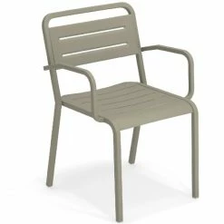 Emu URBAN Armlehnstuhl 4er Set - 4 Stühle à 81 X 56 X 55 Cm - Grau/grün