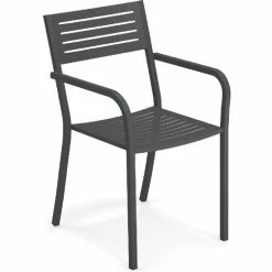 Emu SEGNO Armlehnstuhl 4er Set - 4 Stühle à 84 X 52 X 53 Cm - Antikeisen