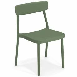 Emu GRACE Stuhl 4er Set - 4 Stühle à 78 X 52 X 52 Cm - Militärgrün