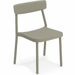 Emu GRACE Stuhl 4er Set - 4 Stühle à 78 X 52 X 52 Cm - Grau/grün