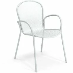 Emu RONDA XS Armlehnstuhl 4er Set - 4 Stühle à 83 X 58 X 62 Cm - Eisweiß