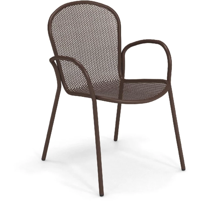 emu RONDA XS Armlehnstuhl 4er Set - 4 Stühle à 83 x 58 x 62 cm - indischbraun Emu RONDA XS Armlehnstuhl 4er Set - 4 Stühle à 83 X 58 X 62 Cm - Indischbraun -qeeboo shop unnamed file 2971