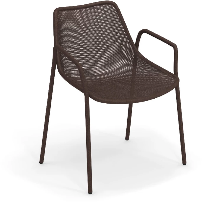 emu ROUND Armlehnstuhl 4er Set - 4 Stühle à 79 x 63 x 58 cm - indischbraun Emu ROUND Armlehnstuhl 4er Set - 4 Stühle à 79 X 63 X 58 Cm - Indischbraun -qeeboo shop unnamed file 2999