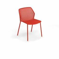 Emu DARWIN Stuhl 4er Set - 4 Stühle à 77 X 53 X 53 Cm - Scharlachrot