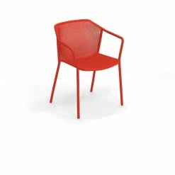 Emu DARWIN Armlehnstuhl 4er Set - 4 Stühle à 77 X 60 X 55 Cm - Scharlachrot