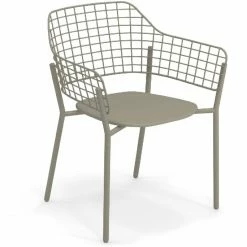 Emu LYZE Armlehnstuhl 2er Set - 2 Stühle à 79 X 62 X 57 Cm - Grau/grün