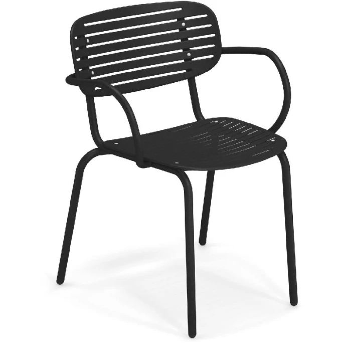 emu MOM Armlehnstuhl 4er Set - 4 Stühle à 76 x 58,5 x 56 cm - schwarz Emu MOM Armlehnstuhl 4er Set - 4 Stühle à 76 X 58,5 X 56 Cm - Schwarz -qeeboo shop unnamed file 3116