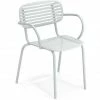 Emu MOM Armlehnstuhl 4er Set - 4 Stühle à 76 X 58,5 X 56 Cm - Eisweiß